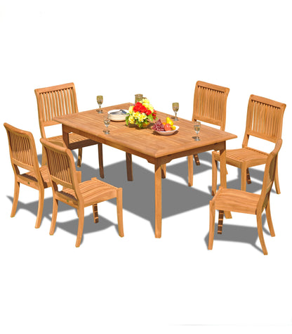 94" Rectangle Table with Arbor Armless Chairs