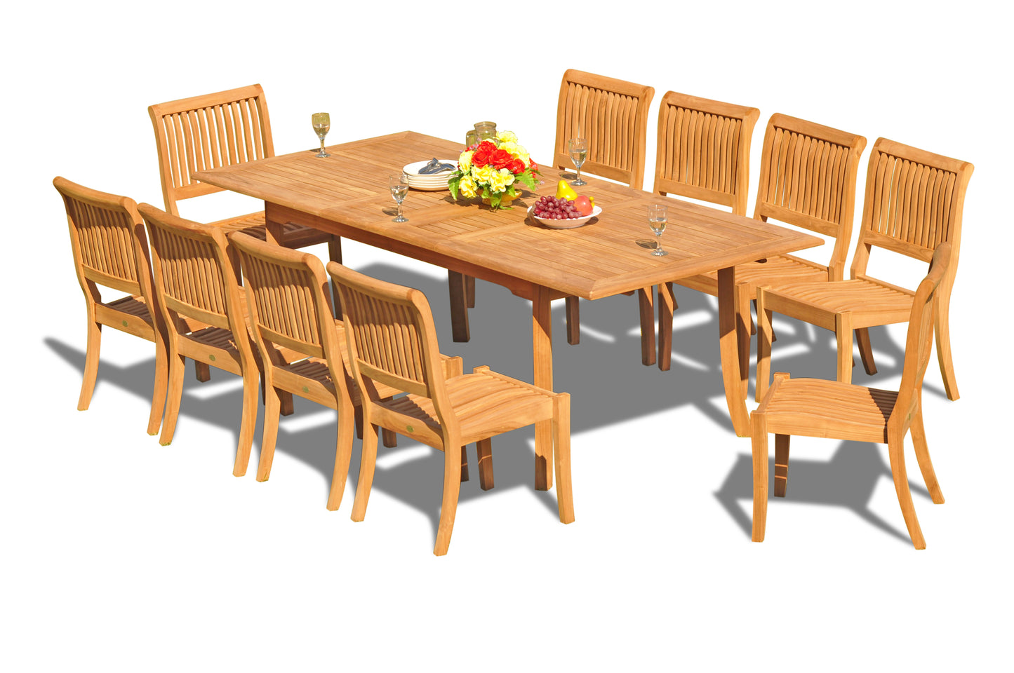 94" Rectangle Table with Arbor Armless Chairs