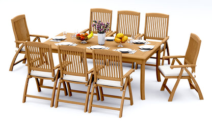 83" Rectangle Table with Marley Chairs