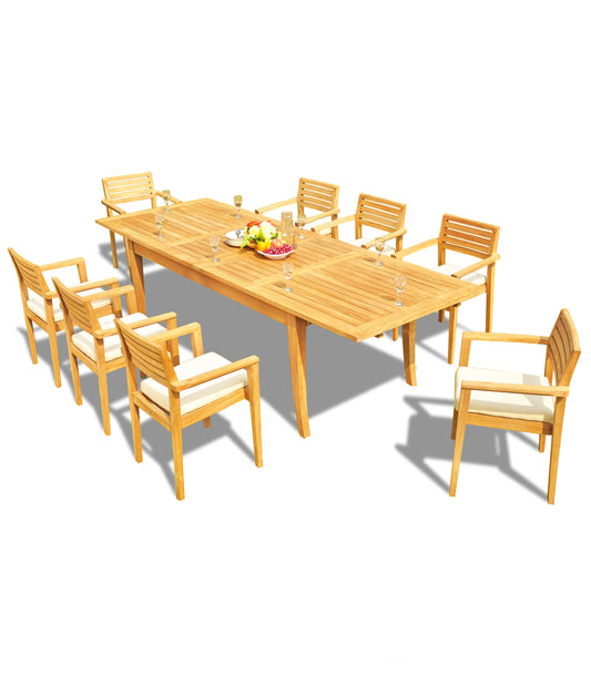 122" Atnas Dining Table with Montana Chairs