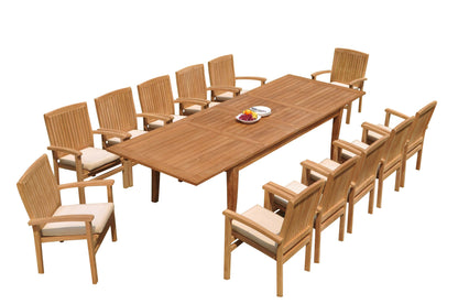 122" Atnas Dining Table with Wave Chairs