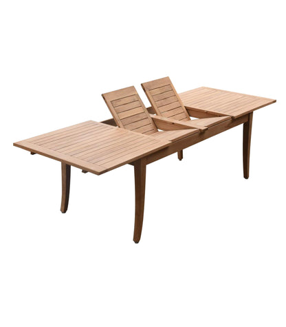 122" Atnas Dining Table with Arbor Armless Chairs