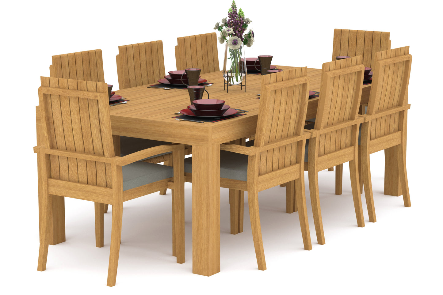 86" Canberra Table with Goa Chairs