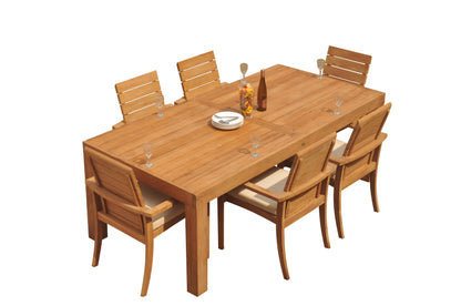 86" Canberra Table with Algrave Stacking Chairs