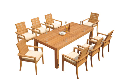 86" Canberra Table with Algrave Stacking Chairs