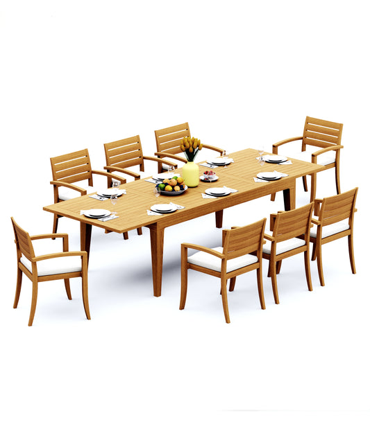 122" Caranas Dining Table with Travota Chairs