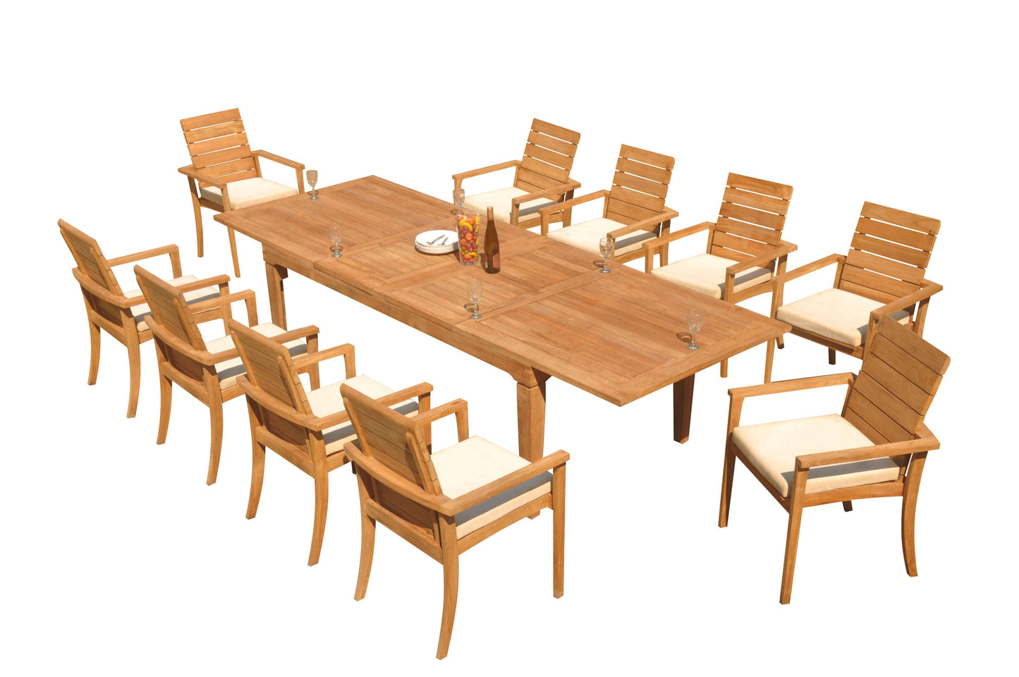 122" Caranas Dining Table with Algrave Chairs