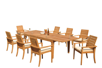 122" Caranas Dining Table with Algrave Chairs