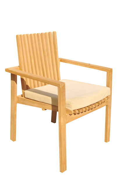 Clipper Stacking Arm Dining Chair