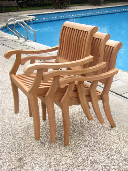 Arbor Stacking Arm Dining Chair