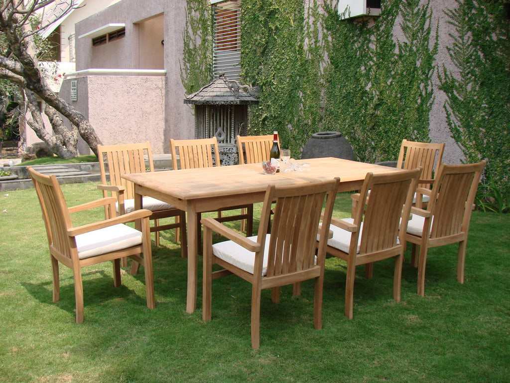 117" Rectangle Table with Cahyo Chairs