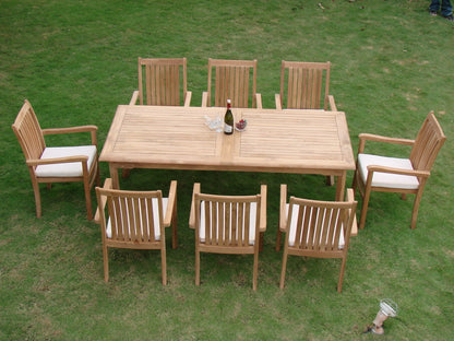 117" Rectangle Table with Cahyo Chairs