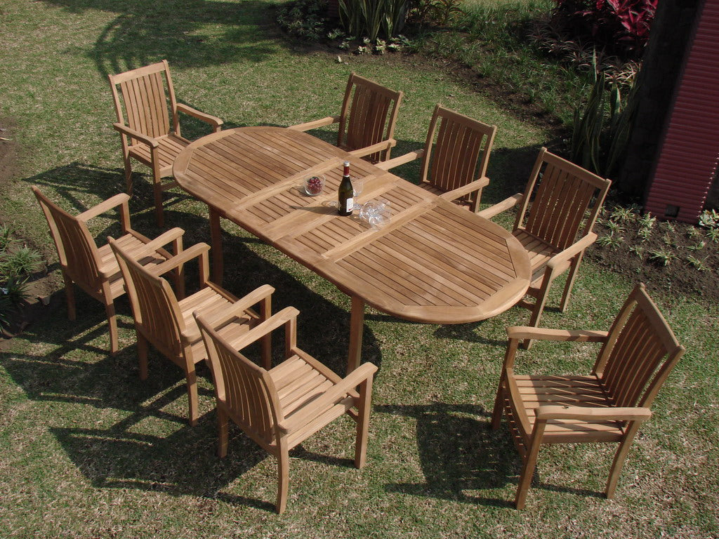 94" Oval Table with Cahyo Chairs