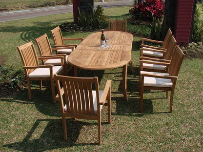 94" Oval Table with Cahyo Chairs