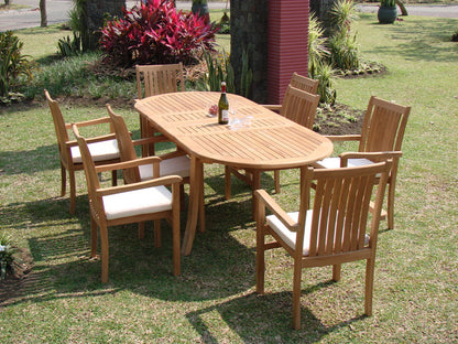 94" Oval Table with Cahyo Chairs