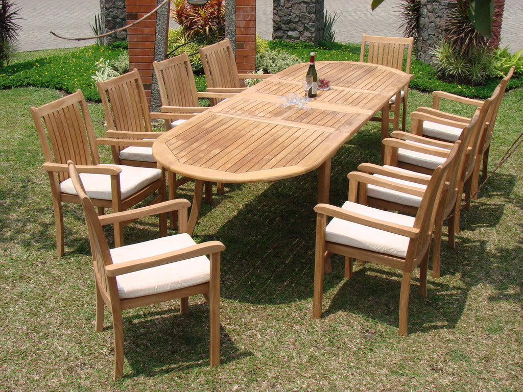 117" Oval Table with Cahyo Chairs