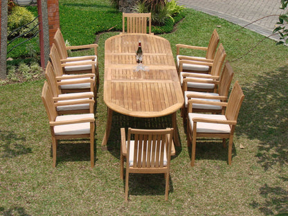 117" Oval Table with Cahyo Chairs