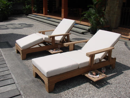 Teak Caranas Chaise Lounger