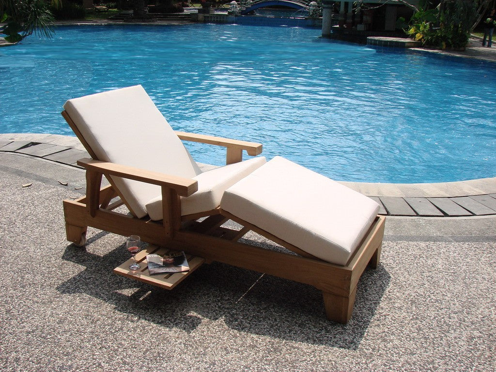 Teak Caranas Chaise Lounger