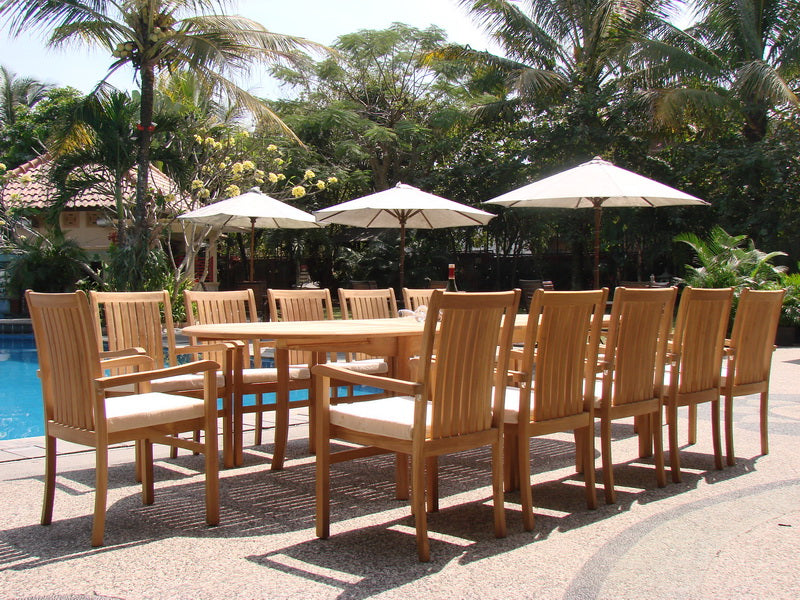 117" Oval Table with Cahyo Chairs