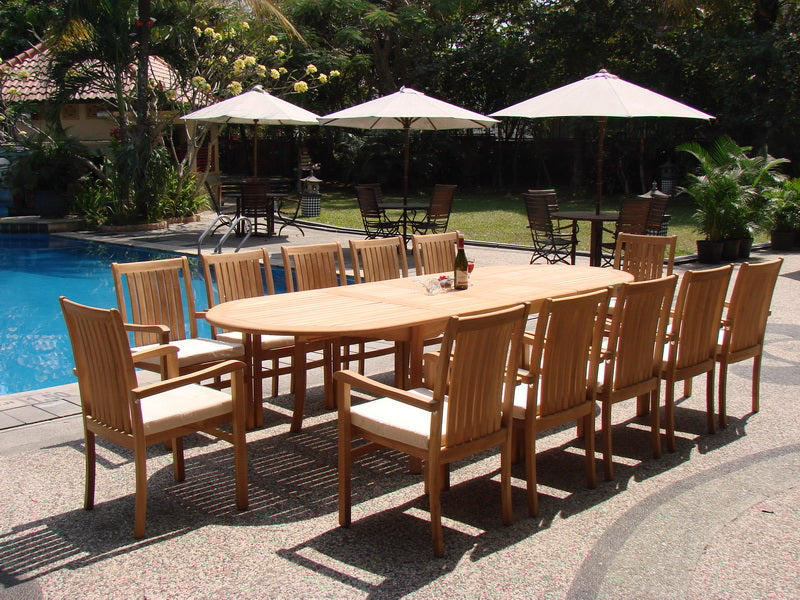 117" Oval Table with Cahyo Chairs