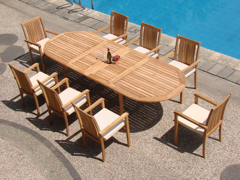 117" Oval Table with Cahyo Chairs