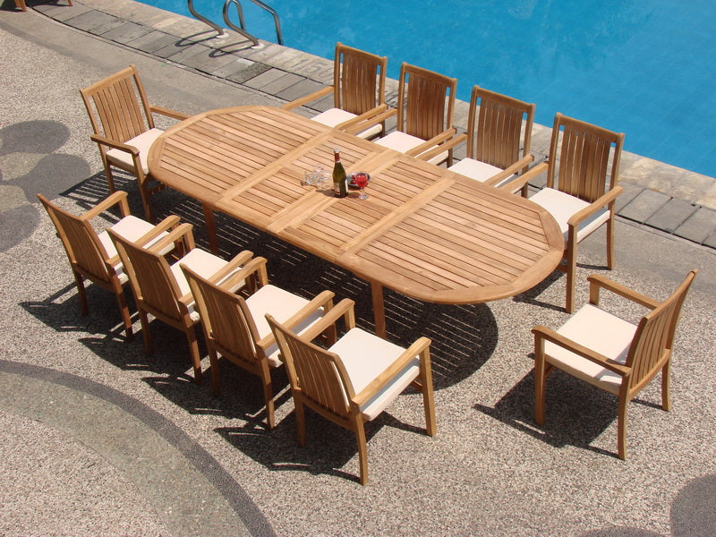 117" Oval Table with Cahyo Chairs