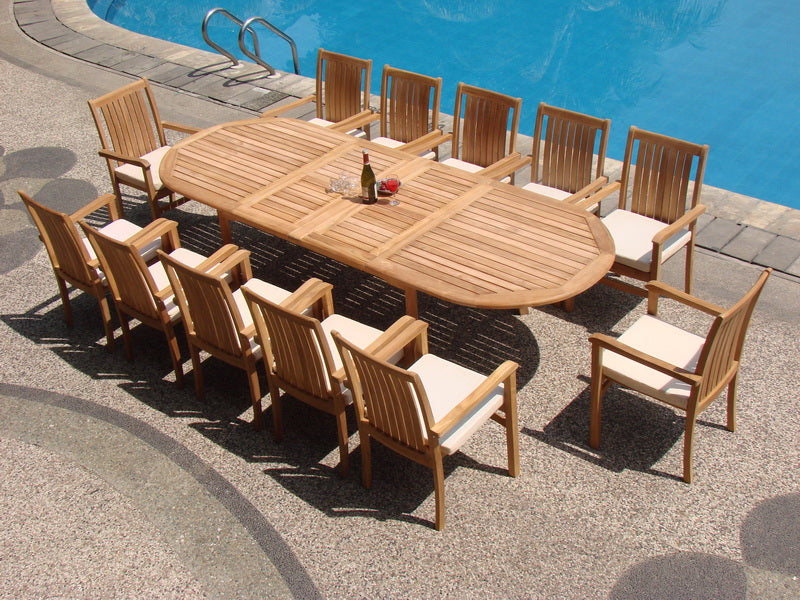 117" Oval Table with Cahyo Chairs