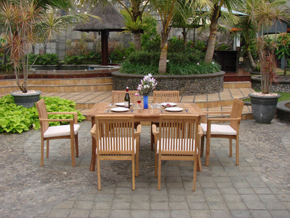 94" Rectangle Table with Lua Chairs