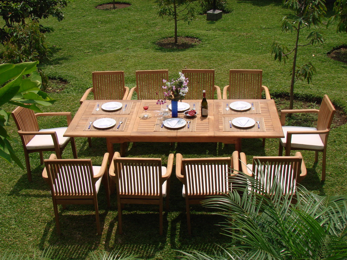 94" Rectangle Table with Lua Chairs