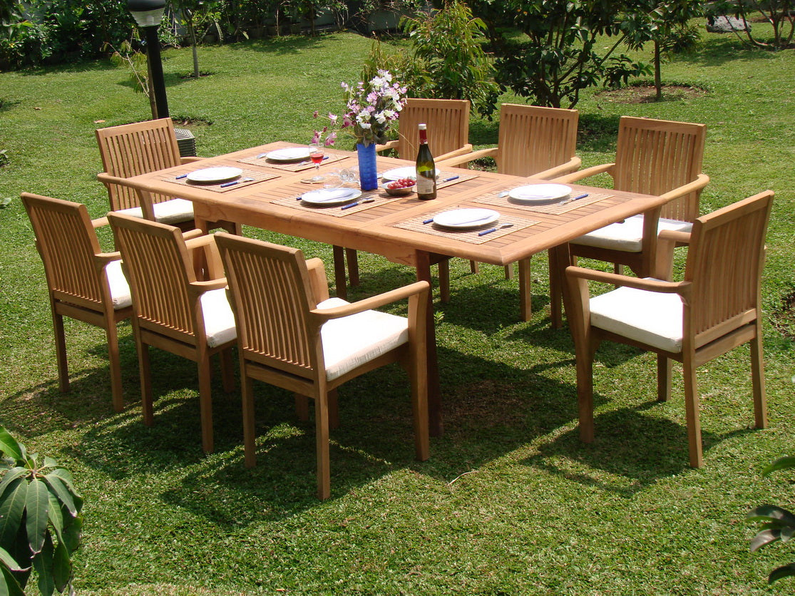 94" Rectangle Table with Lua Chairs