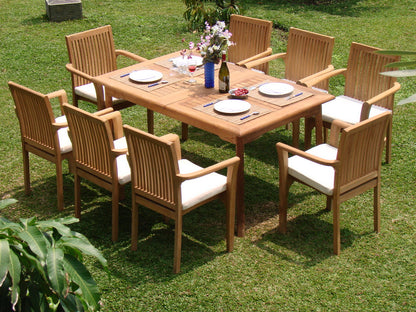 94" Rectangle Table with Lua Chairs