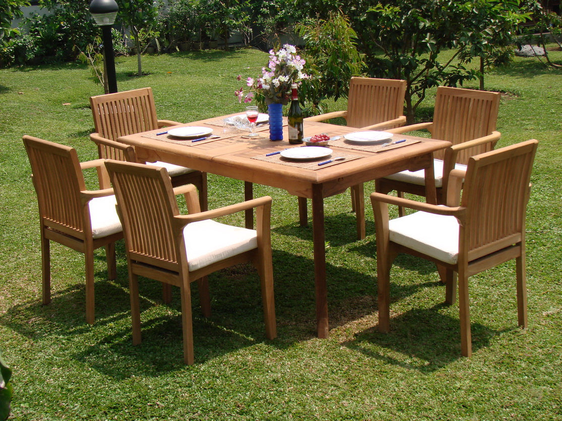 94" Rectangle Table with Lua Chairs