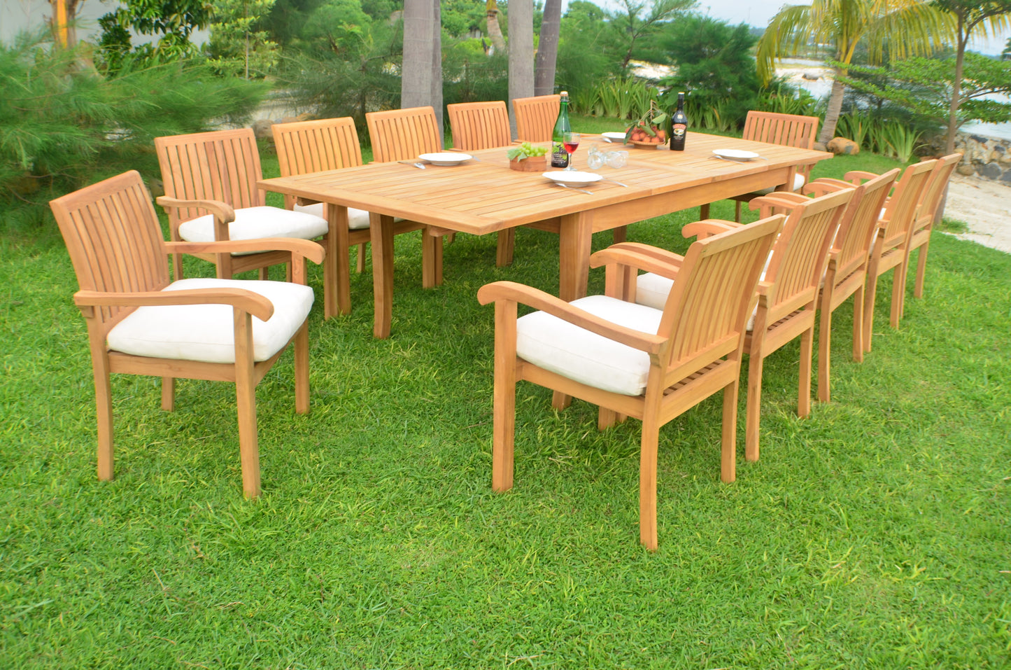 122" Atnas Dining Table with Napa Chairs