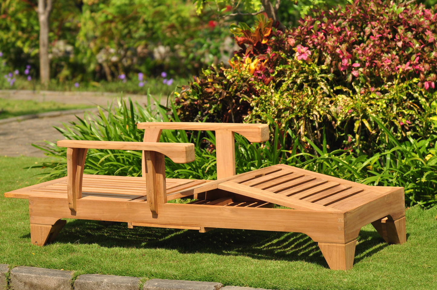 Teak Caranas Chaise Lounger