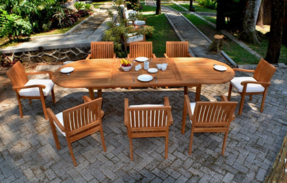 117" Oval Table with Napa Chairs