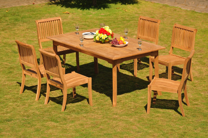 94" Rectangle Table with Arbor Armless Chairs