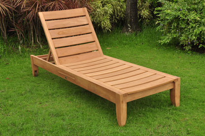 Teak Atnas Chaise Lounger