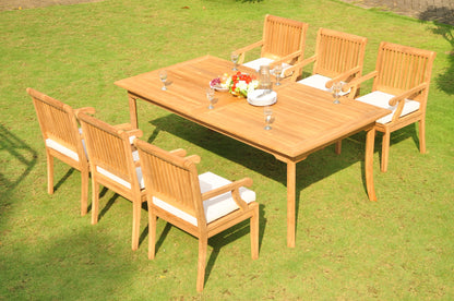 83" Rectangle Table with Sack Chairs