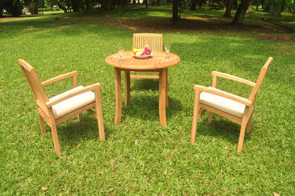 36" Round Table with Wave Chairs