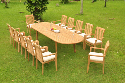 117" Oval Table with Mas Chairs