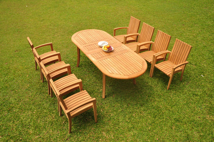 94" Oval Table with Goa Chairs