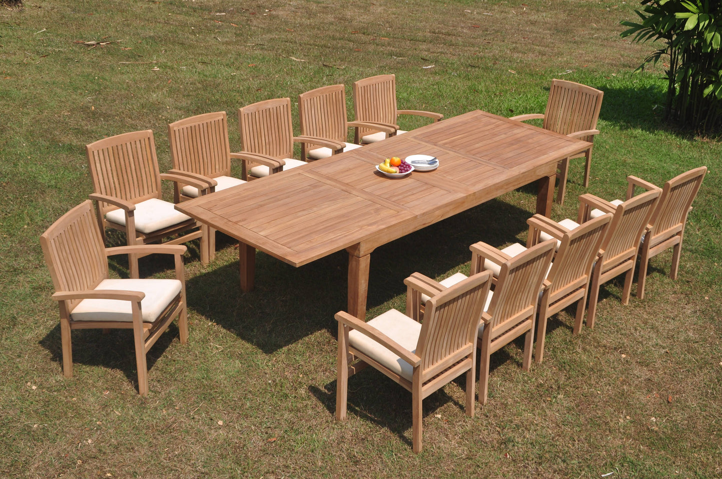 122" Caranas Dining Table with Wave Chairs