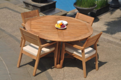 60" Round Table with 6 Vellore Chairs