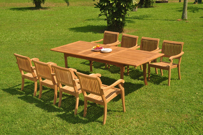 122" Atnas Dining Table with Arbor Arm Chairs