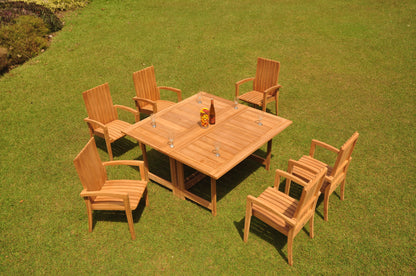 60" Square Butterfly Table with Goa Chairs