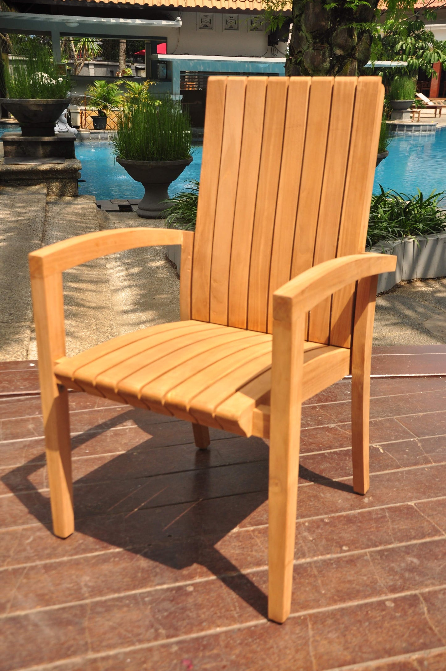 Goa Stacking Arm Dining Chair