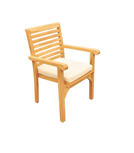 Hari Stacking Arm Dining Chair