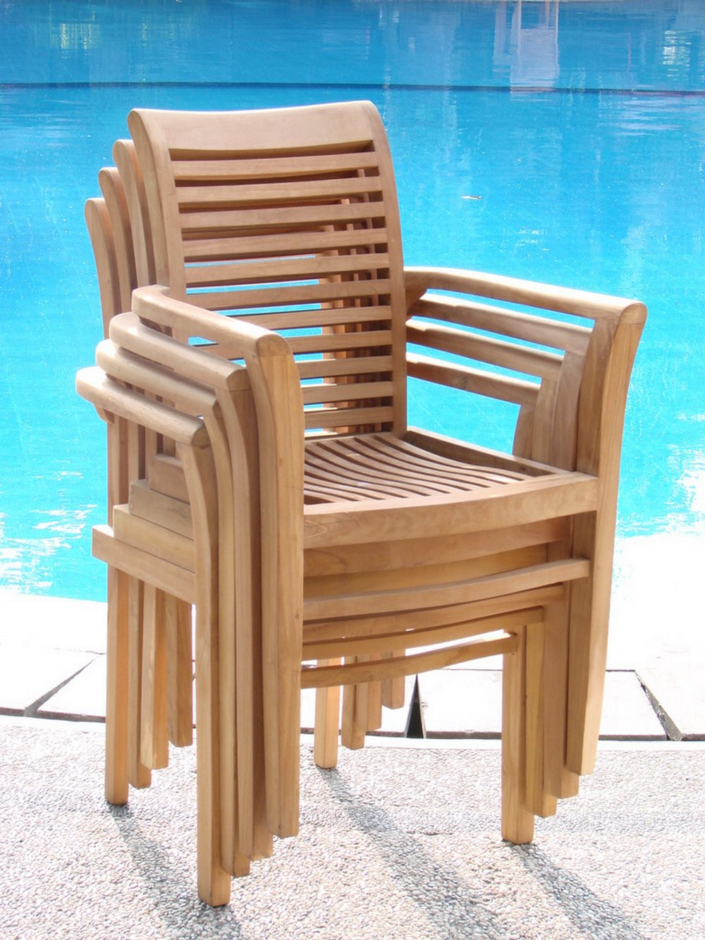 Mas Stacking Arm Dining Chair