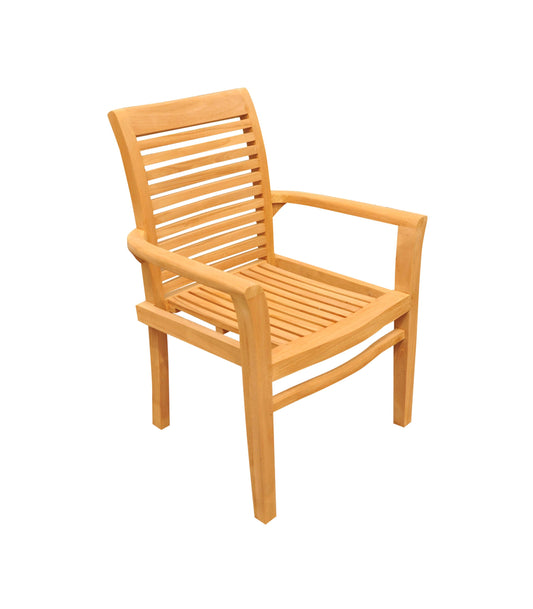 Mas Stacking Arm Dining Chair